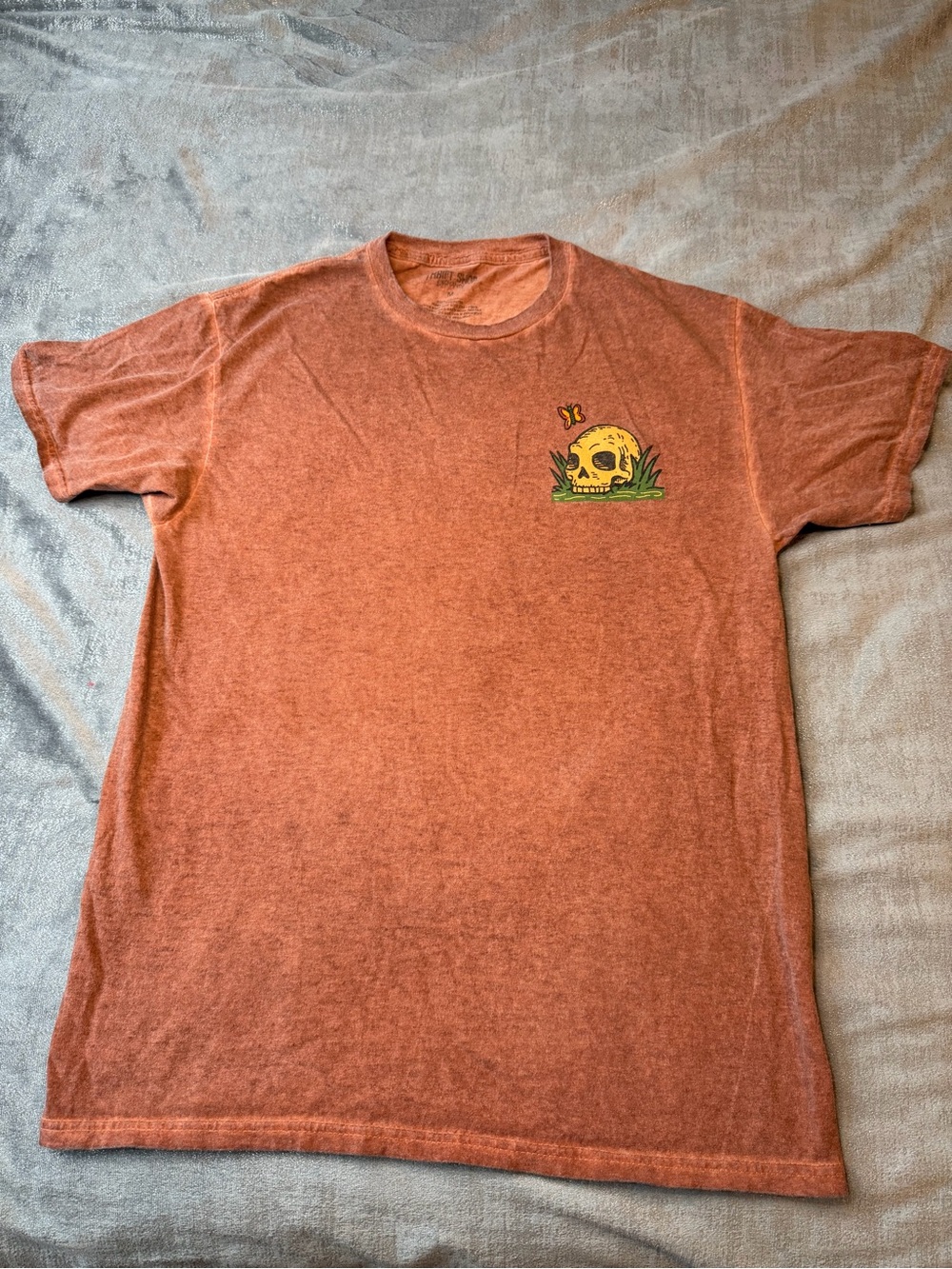 Boy’s Rust Orange Short-Sleeve Graphic Crew Neck T-Shirt